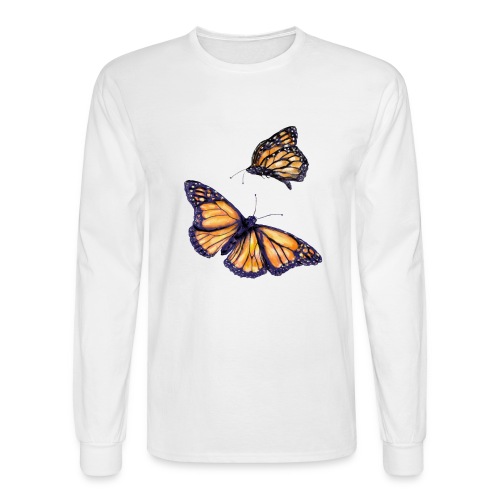 2 butterflies - Men's Long Sleeve T-Shirt
