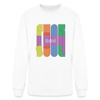 Funk And Soul - Men's Long Sleeve T-Shirt - white - Front