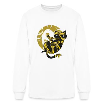 Cute Mummy Cat A Wrapped In Mummy Bandages - Men's Long Sleeve T-Shirt - white - Front
