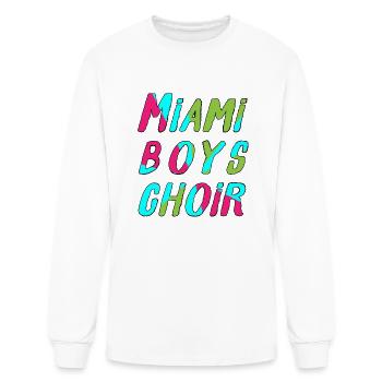 Miami Boys Choir music - Men's Long Sleeve T-Shirt - white - Front
