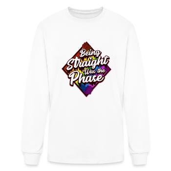 Being Straight Was The Phase Rainbow Gay Pride - Men's Long Sleeve T-Shirt - white - Front