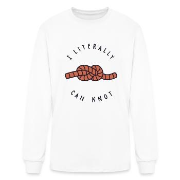 Can Knot - Men's Long Sleeve T-Shirt - white - Front