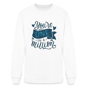 you are one in a million - Men's Long Sleeve T-Shirt - white - Front