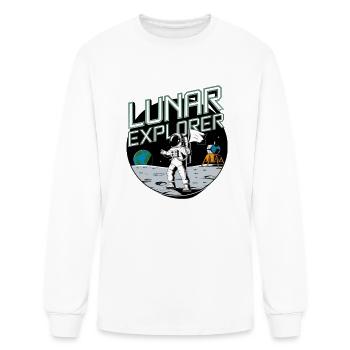Enchanting Celestial Art and Lunar Beauty Designs - Men's Long Sleeve T-Shirt - white - Front
