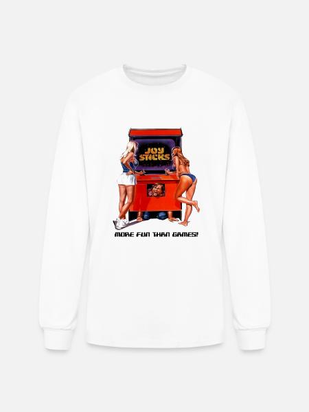 Joysticks Arcade - Men's Long Sleeve T-Shirt - white