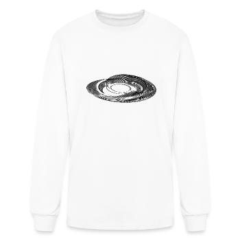 Geometric Parabolas Circle Ellipses Lines - Men's Long Sleeve T-Shirt - white - Front