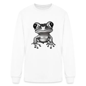 cute tree frog original - Men's Long Sleeve T-Shirt - white - Front