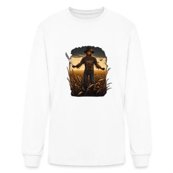 Scary Scarecrow - Men's Long Sleeve T-Shirt - white - Front
