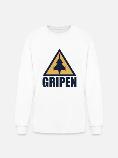 JAS 39 Gripen green Copy - Men's Long Sleeve T-Shirt - white