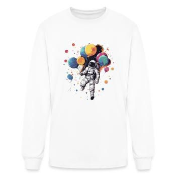 Cosmic Soar - Men's Long Sleeve T-Shirt - white - Front