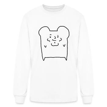 Chad Bread - Men's Long Sleeve T-Shirt - white - Front