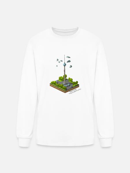 Berliner Ferneshturm - Men's Long Sleeve T-Shirt - white