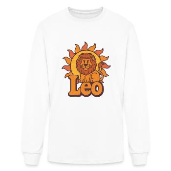 Leo Lion - Men's Long Sleeve T-Shirt - white - Front