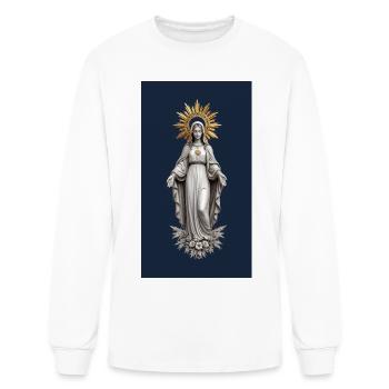 Hail Mary - Men's Long Sleeve T-Shirt - white - Front