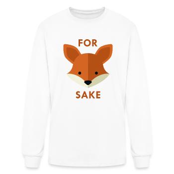 Oh! For Fox Sake - Men's Long Sleeve T-Shirt - white - Front