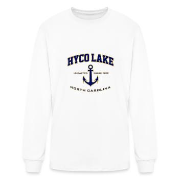 Hyco Lake Nc - Men's Long Sleeve T-Shirt - white - Front