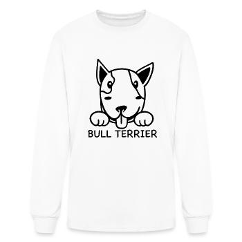 Bull terrier - Men's Long Sleeve T-Shirt - white - Front