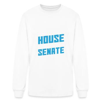 A Woman Place Is In The House And The Senate T - Men's Long Sleeve T-Shirt - white - Front