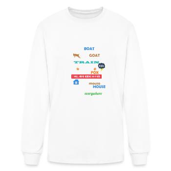 I Will Read Everywhere Book Reader Literary - Men's Long Sleeve T-Shirt - white - Front