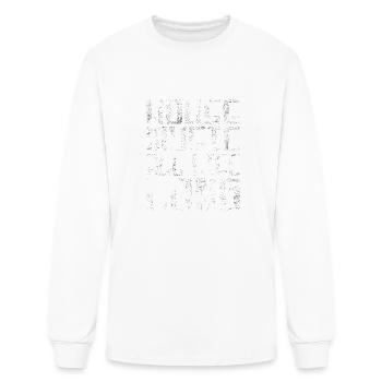 House Music All Life Long Dance Music Lover - Men's Long Sleeve T-Shirt - white - Front