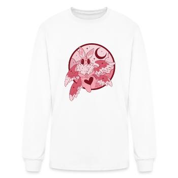 Rosy Maple Mothman - Men's Long Sleeve T-Shirt - white - Front
