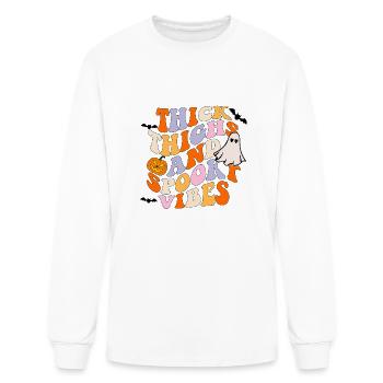 THICK THIGHS AND - Men's Long Sleeve T-Shirt - white - Front