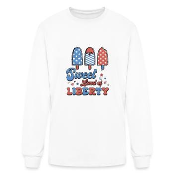 Sweett land of liberty - Men's Long Sleeve T-Shirt - white - Front