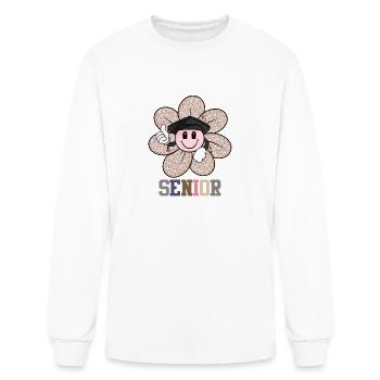 Senior - Men's Long Sleeve T-Shirt - white - Front