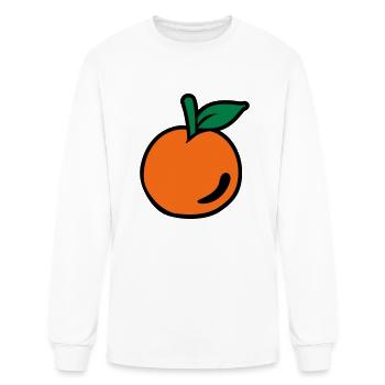 Peach - Men's Long Sleeve T-Shirt - white - Front