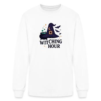 Witching Hour Night Scene Design - Men's Long Sleeve T-Shirt - white - Front