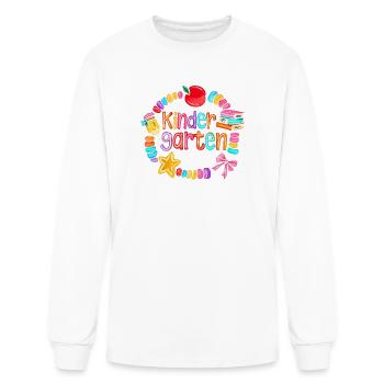 Kinder Garten Color Circle - Men's Long Sleeve T-Shirt - white - Front