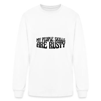Mes compétences relationnelles sont rouillées 19 - T-shirt à manches longues Homme - blanc - Devant