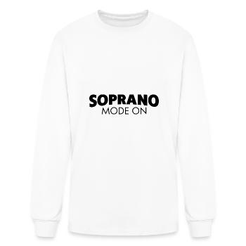 Soprano Mode On - Men's Long Sleeve T-Shirt - white - Front