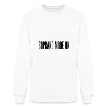 Soprano Mode On 3 - Men's Long Sleeve T-Shirt - white - Front