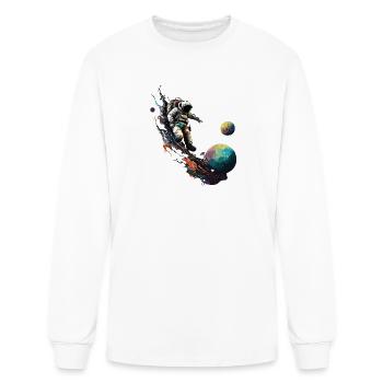 learn about gravity - Men's Long Sleeve T-Shirt - white - Front