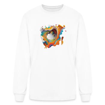learn about gravity - Men's Long Sleeve T-Shirt - white - Front