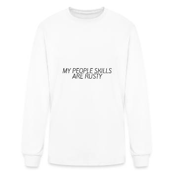 Mes compétences relationnelles sont rouillées 10 - T-shirt à manches longues Homme - blanc - Devant