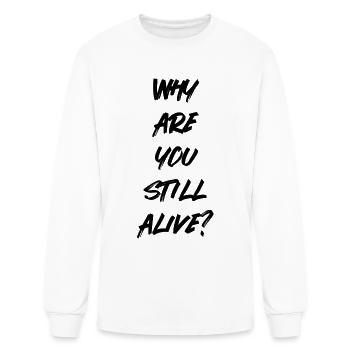 Question mark, the best question mark - Men's Long Sleeve T-Shirt - white - Front