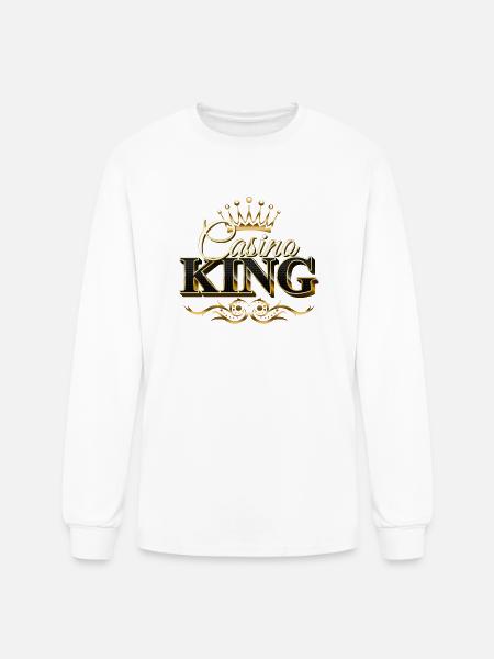 Casino King - Men's Long Sleeve T-Shirt - white