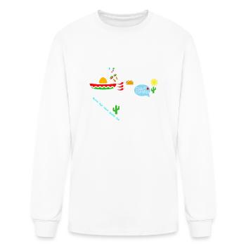 Weston high school spanish - Men's Long Sleeve T-Shirt - white - Front