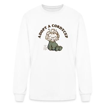 Adopt A Cordycep - Men's Long Sleeve T-Shirt - white - Front