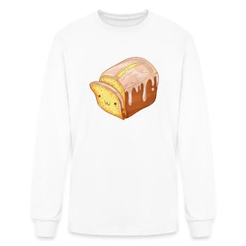 Cute Lemon Poppyseed Bread - Men's Long Sleeve T-Shirt - white - Front