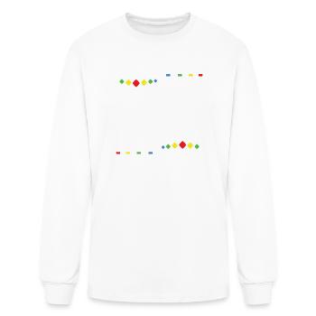 African American - Men's Long Sleeve T-Shirt - white - Front