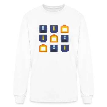 Mega Parts - Men's Long Sleeve T-Shirt - white - Front