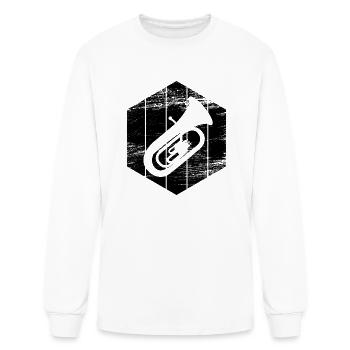 Tuba - Men's Long Sleeve T-Shirt - white - Front