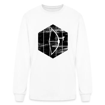 Bow and Arrow - Men's Long Sleeve T-Shirt - white - Front