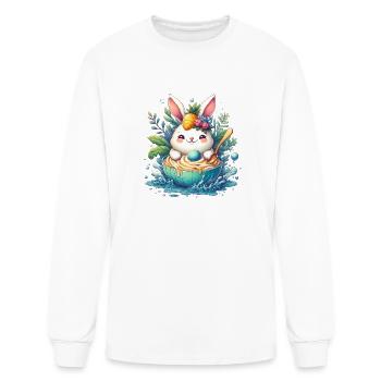 Summer, baniy - Men's Long Sleeve T-Shirt - white - Front