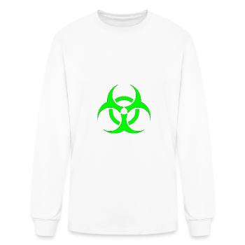 Techno - Men's Long Sleeve T-Shirt - white - Front