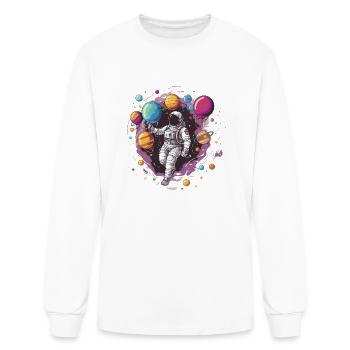 Cosmic Soar - Men's Long Sleeve T-Shirt - white - Front