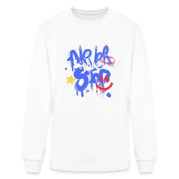 Living - Men's Long Sleeve T-Shirt - white - Front
